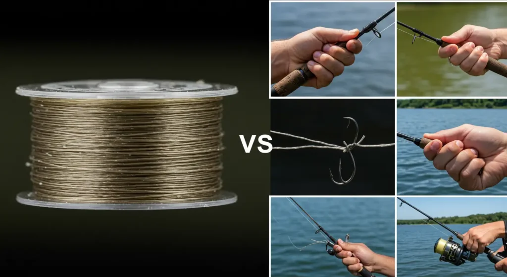 linha de pesca multifilamento comparado com outras