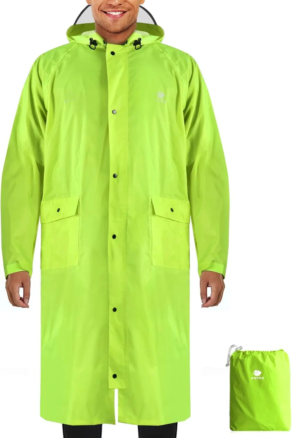 Anyoo Poncho de Chuva Impermeável Leve - Adultos | Caminhada e Atividades
