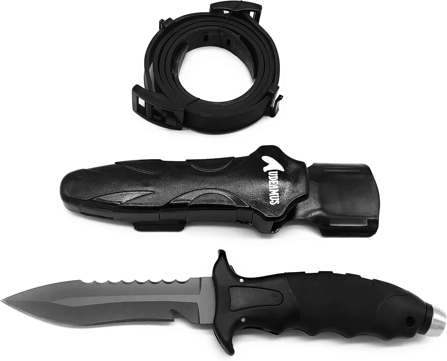 Audeamus Faca de Mergulho de Titânio: Leve e Sem Ferrugem