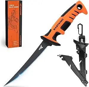 KastKing Faca Para Filé Ultimate Angler 7" - Precisão na Pesca!