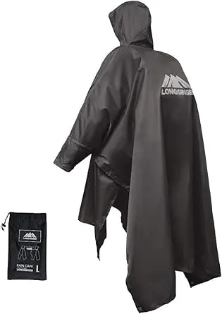 longsinger Poncho de Chuva para Adultos