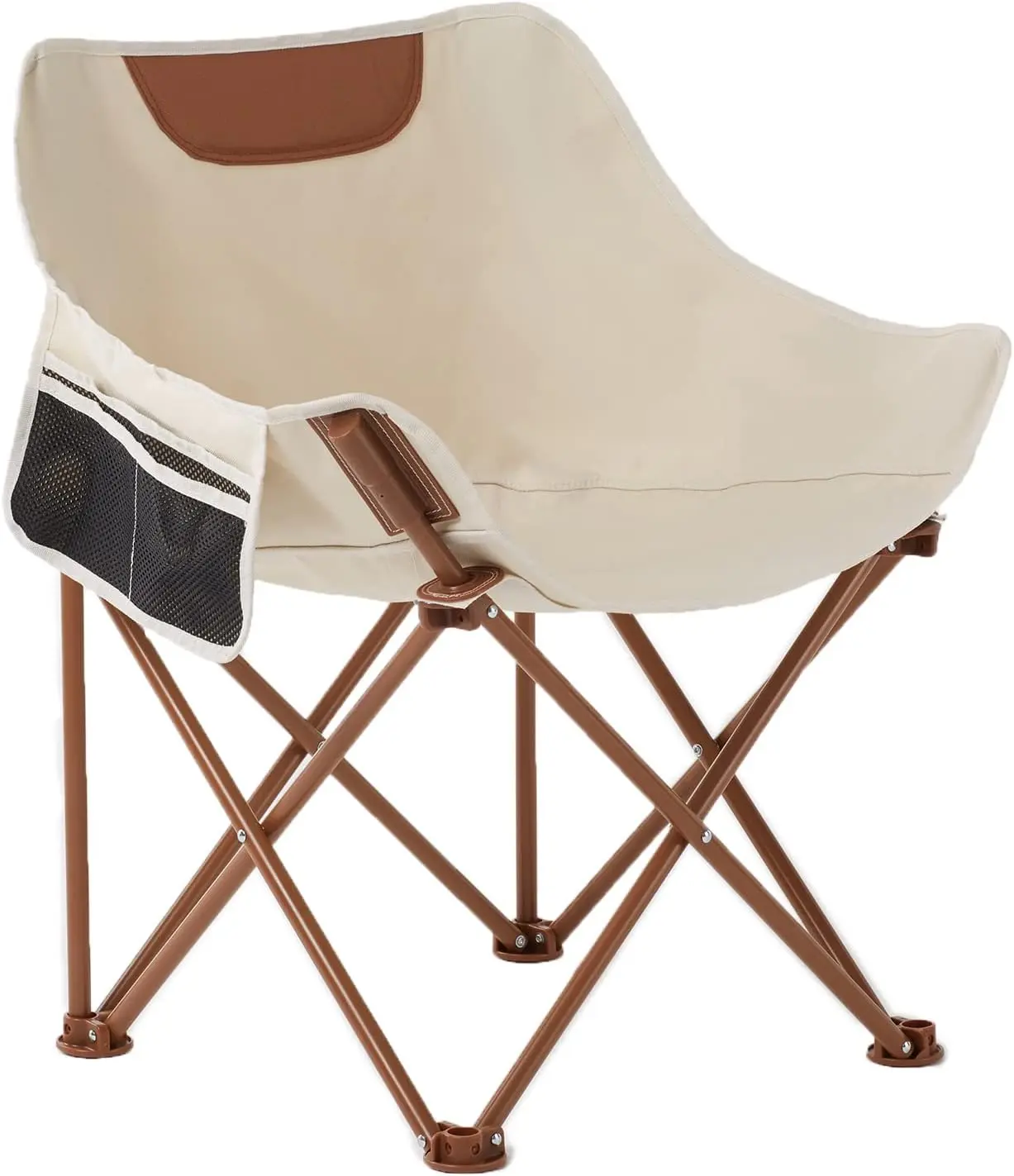 TOSAMC Cadeira de Acampamento Leve e Portátil (Cáqui)
